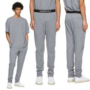 New Fear of God ESSENTIALS Grey Jersey Lounge Pants  Size XXL